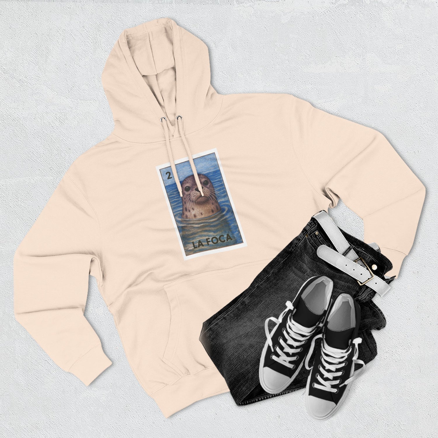 Seal Lotería Fleece Hoodie