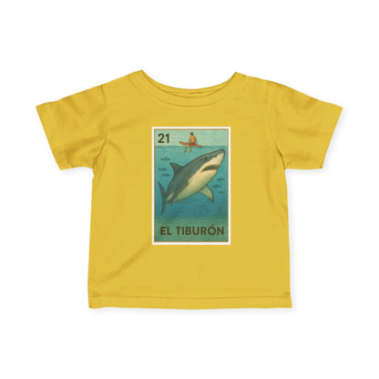 Shark Lotería infant cotton t-shirt image 7