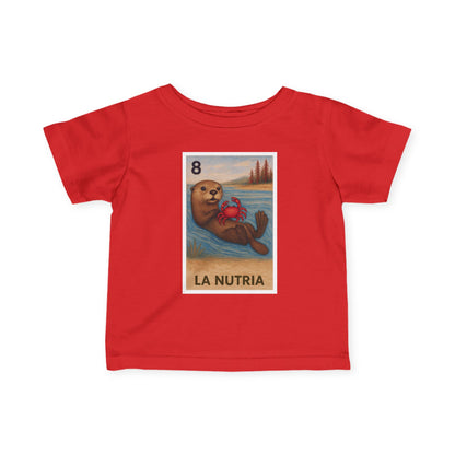 Sea Otter Lotería infant cotton t-shirt image 16