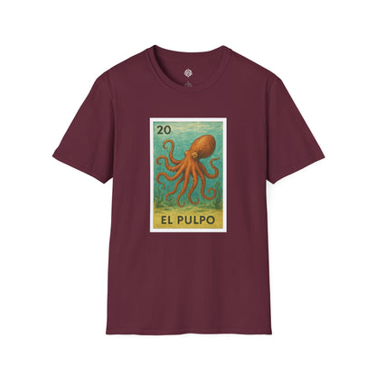 Octopus Lotería cotton t-shirt image 5