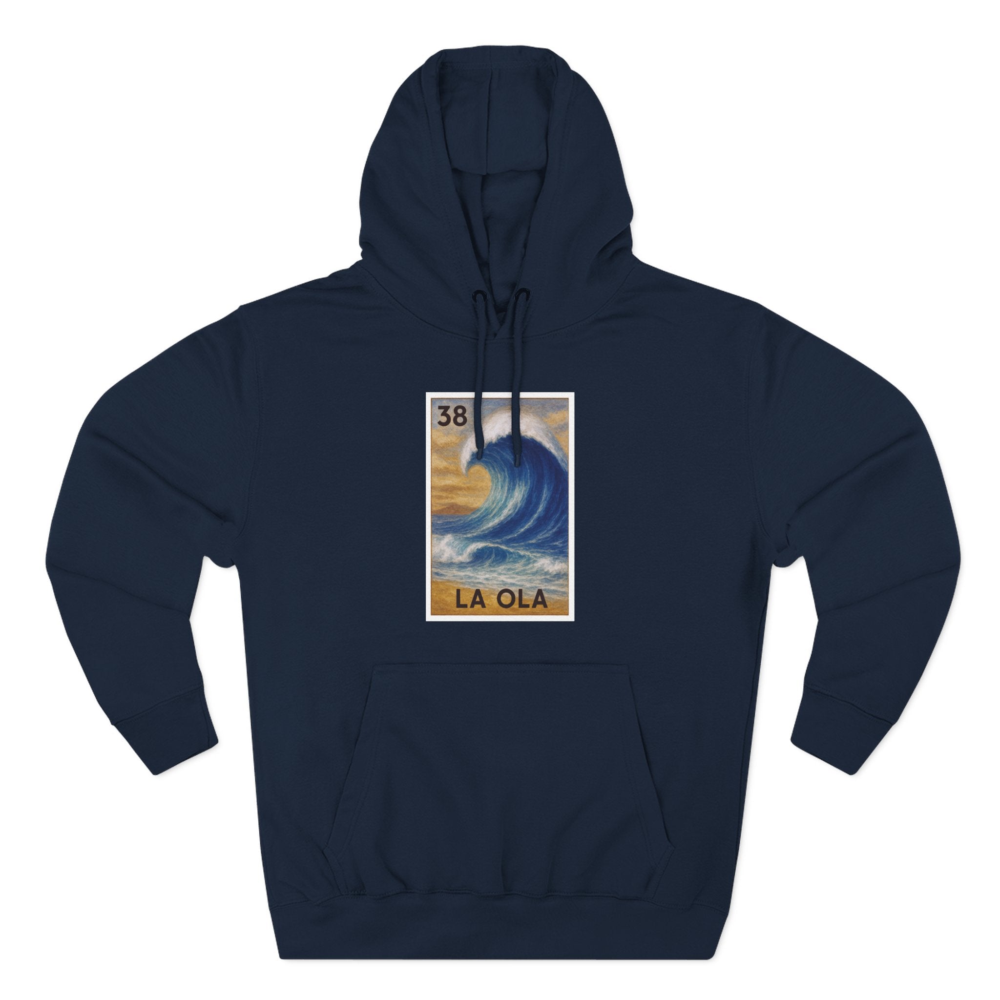 Wave Lotería fleece hoodie image 1
