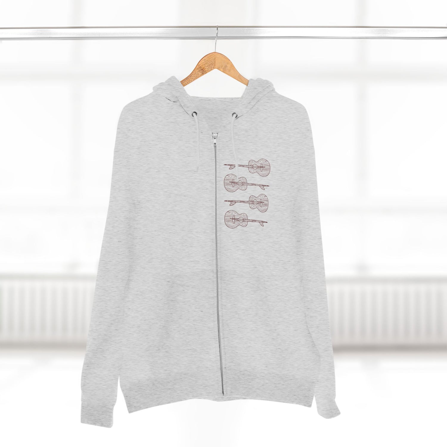Ventana Santa Cruz Guitar Collab zip fleece hoodie image 9
