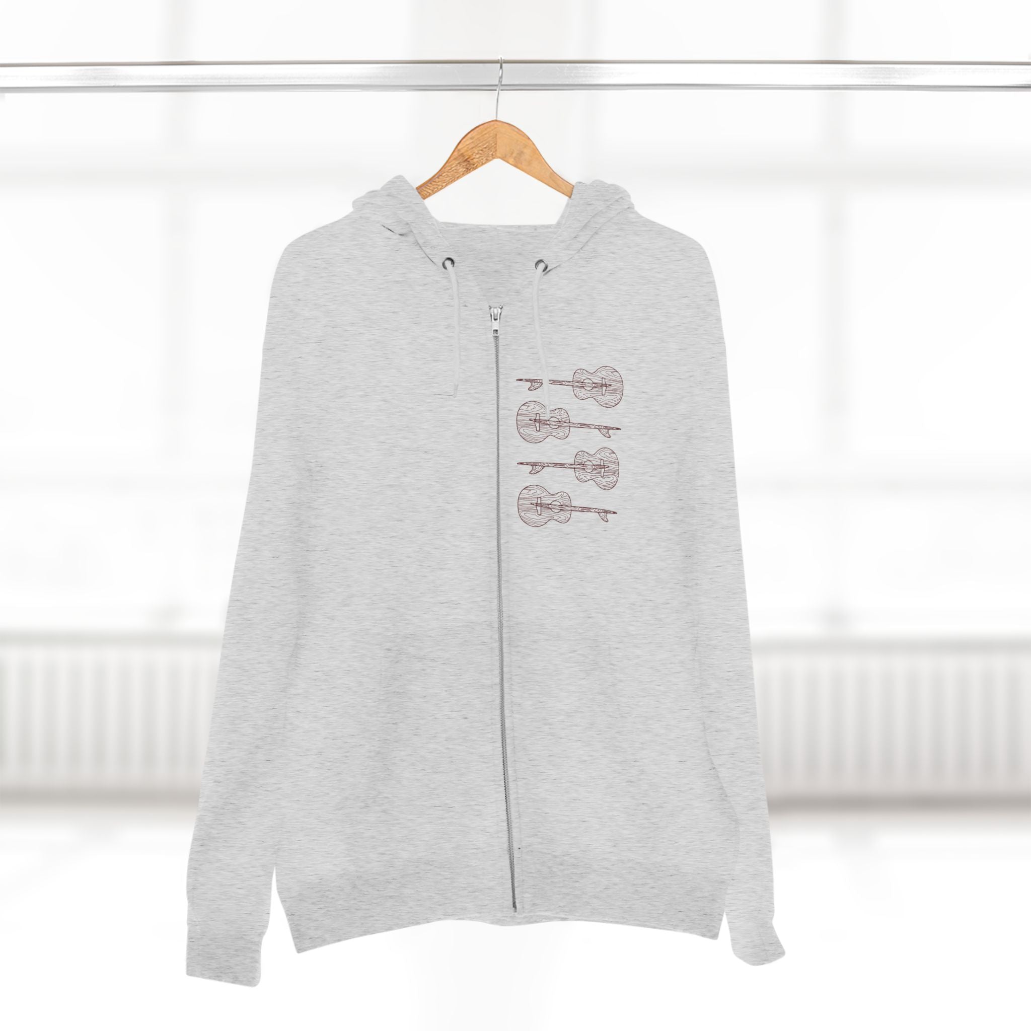 Ventana Santa Cruz Guitar Collab zip fleece hoodie image 9