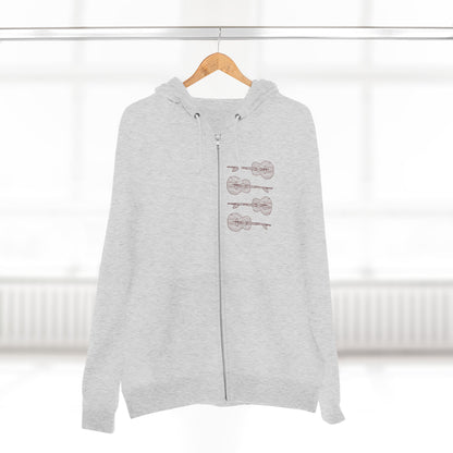 Ventana Santa Cruz Guitar Collab zip fleece hoodie image 9