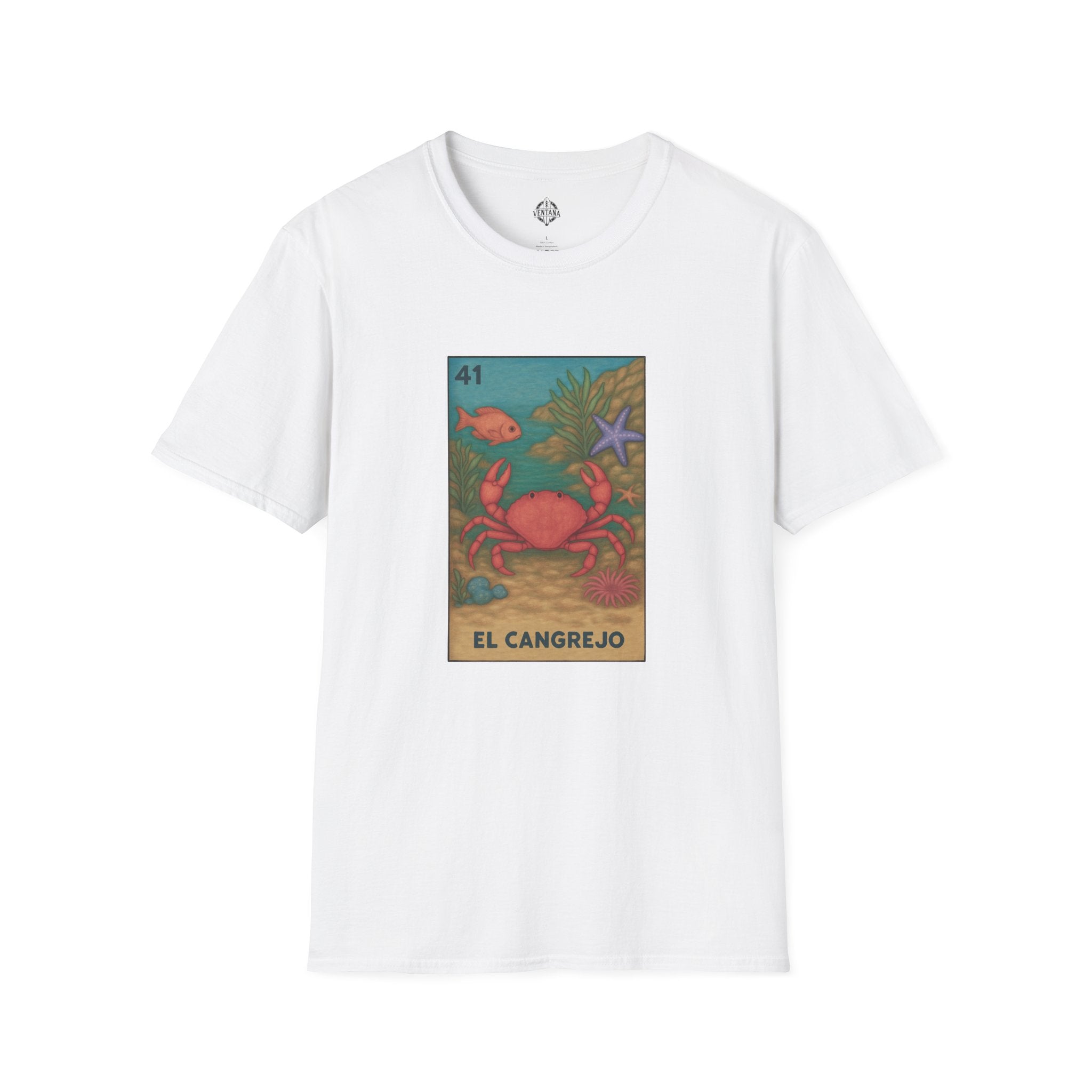 Crab Lotería cotton t-shirt image 8