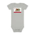 California Surfing Bear Flag baby cotton onesie image 4