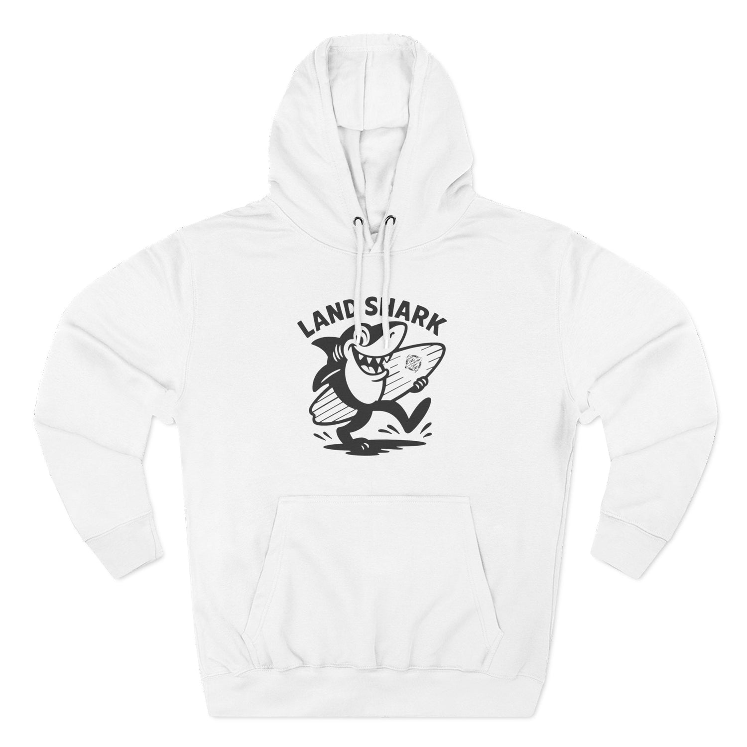 Land Shark Unisex - Pull-Over Cotton Blend Fleece Hoodie