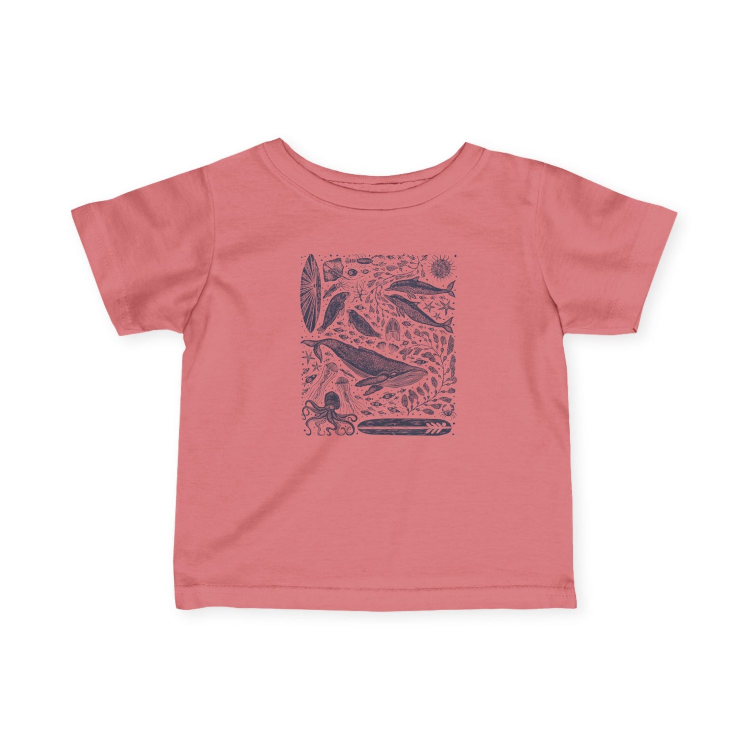 Ventana Marine Life by Lili Arnold infant cotton t-shirt image 18