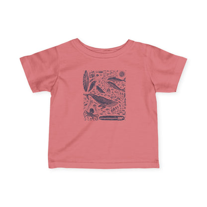 Ventana Marine Life by Lili Arnold infant cotton t-shirt image 18