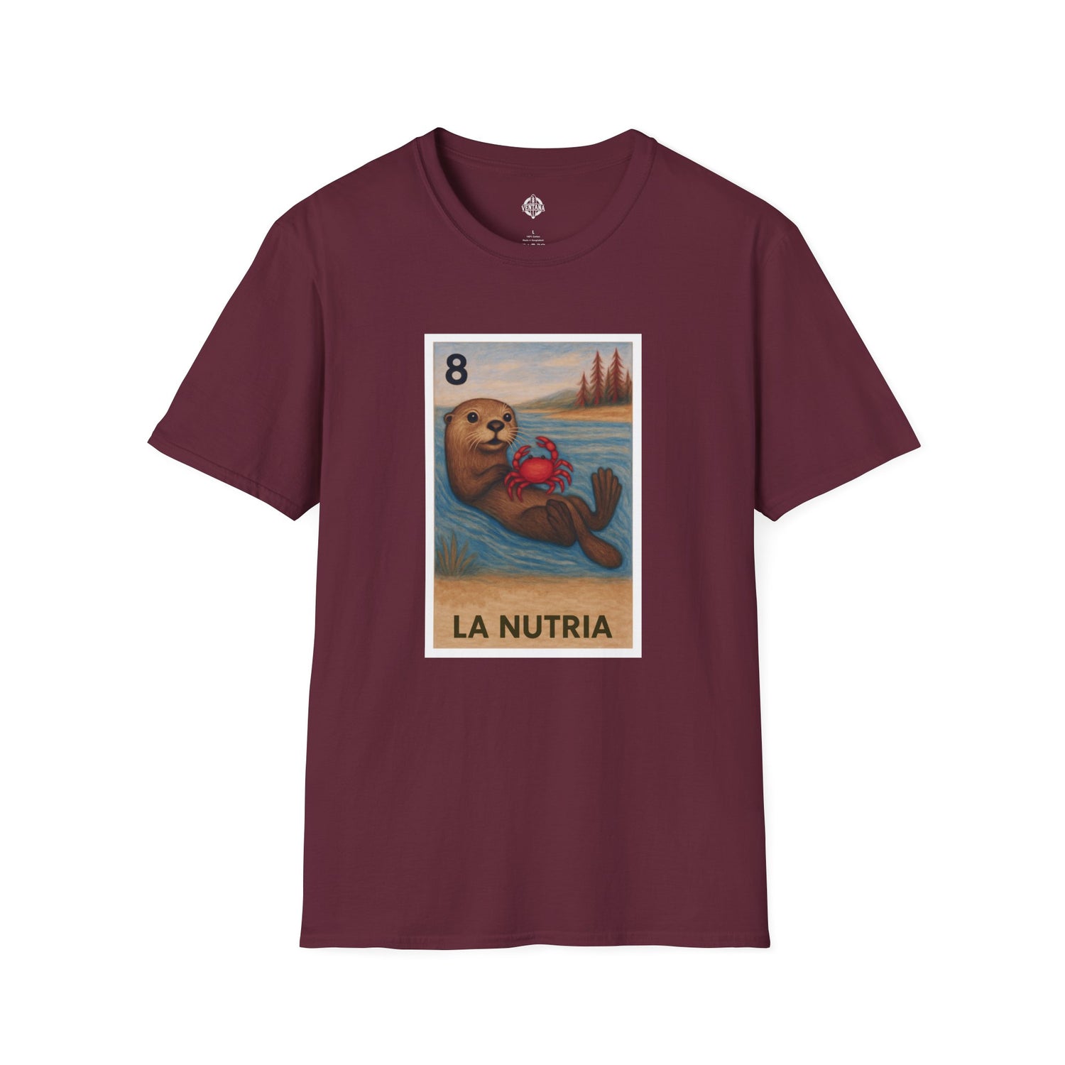 Sea Otter Lotería cotton t-shirt image 6