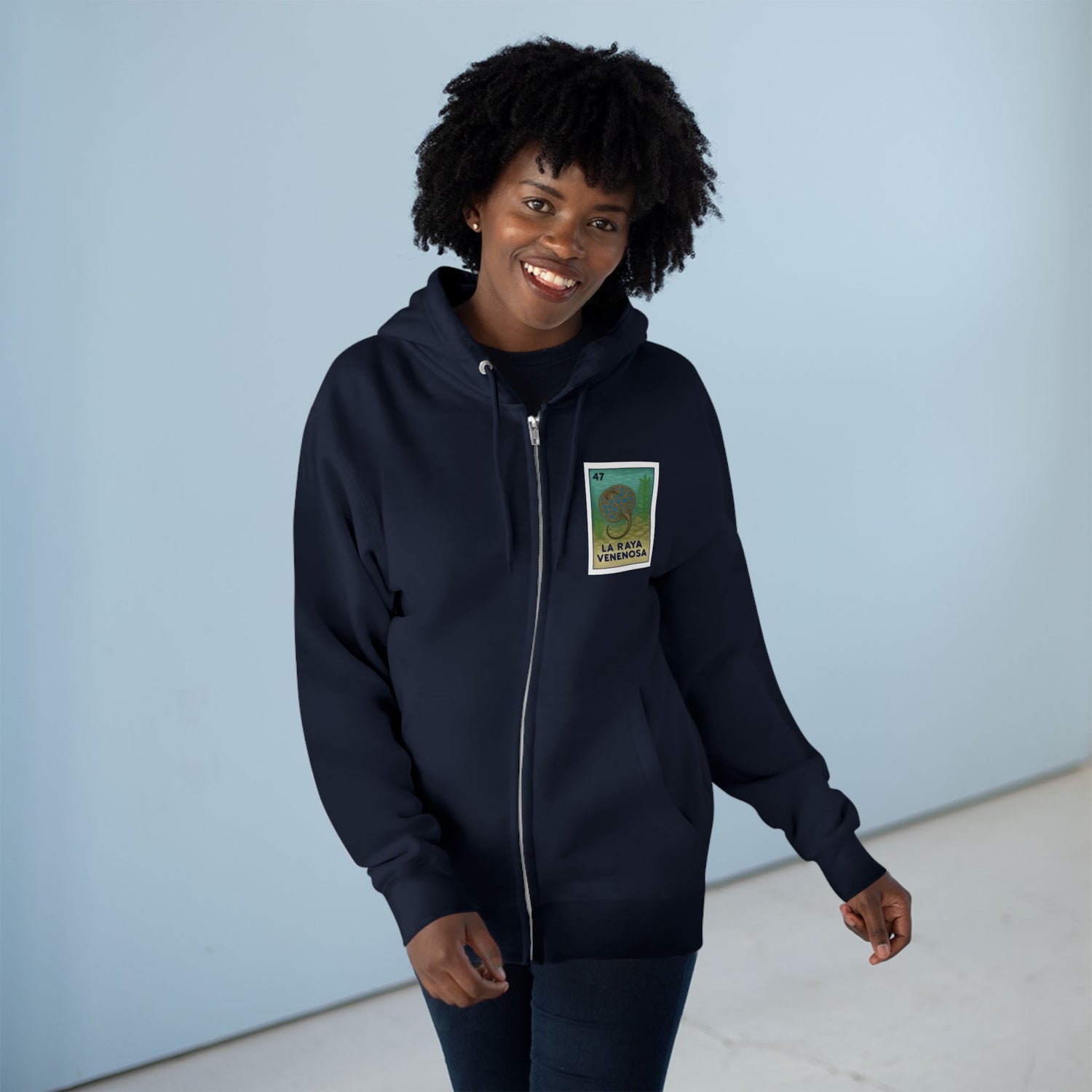 Stingray Lotería Zip Hoodie
