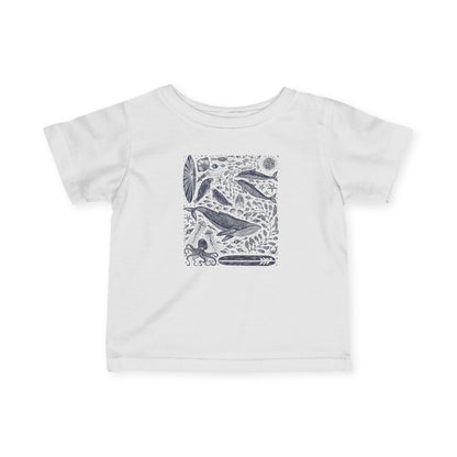 Ventana Marine Life by Lili Arnold infant cotton t-shirt image 20