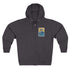 Dolphin Lotería zip fleece hoodie image 3