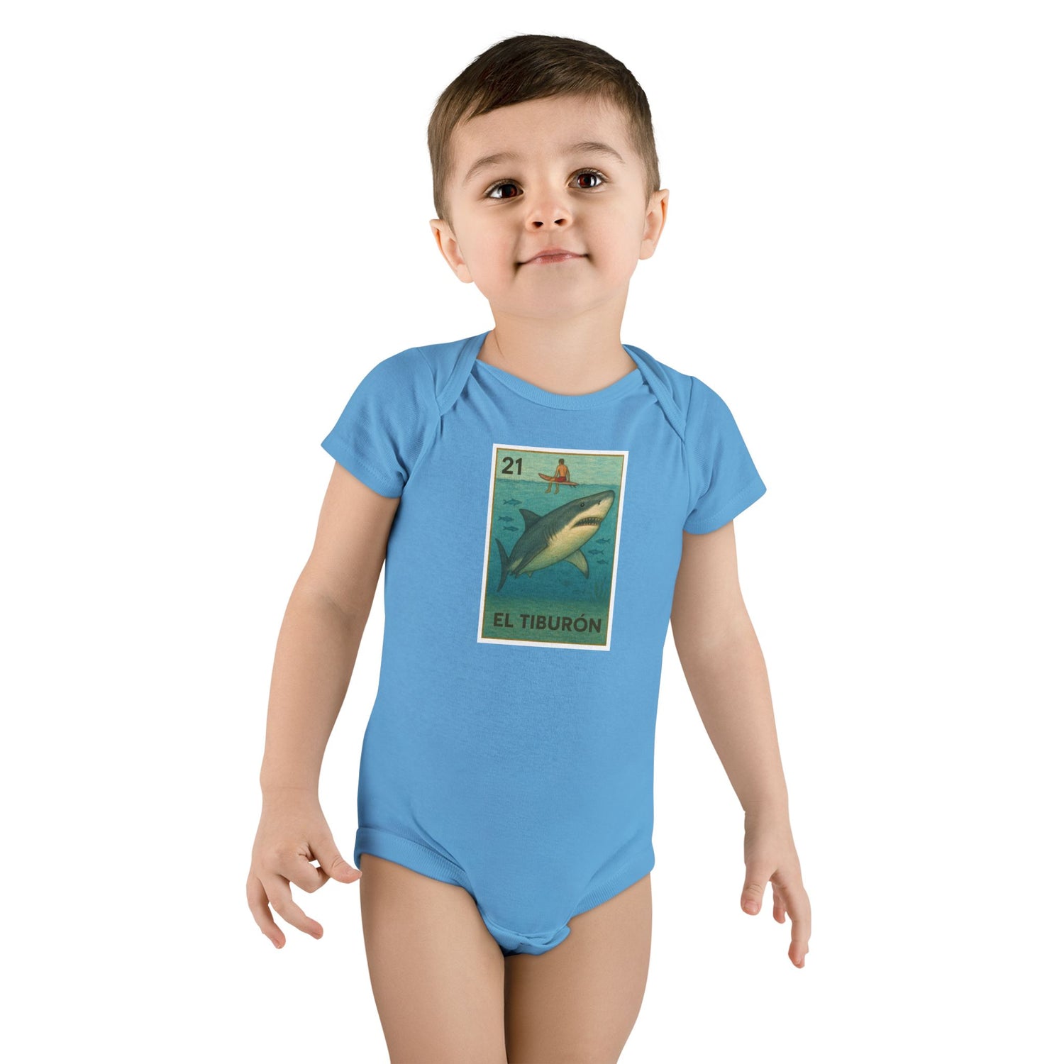 Kelp Forest Lotería baby cotton onesie image 12
