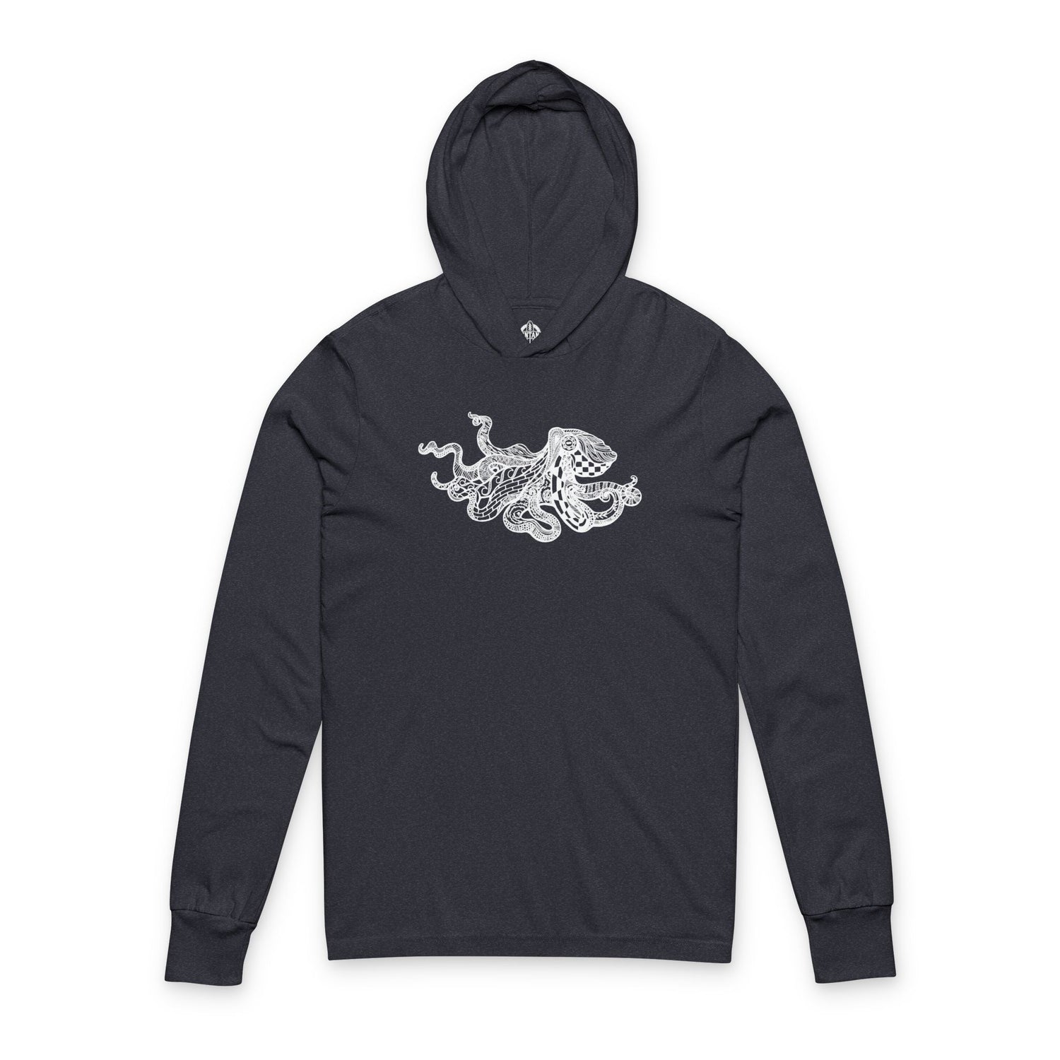 Ventangle Octopus cotton hooded long sleeve t-shirt image 1