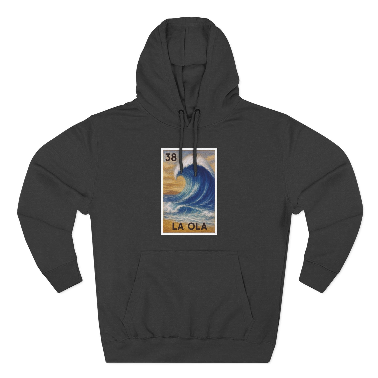 Wave Lotería fleece hoodie image 3