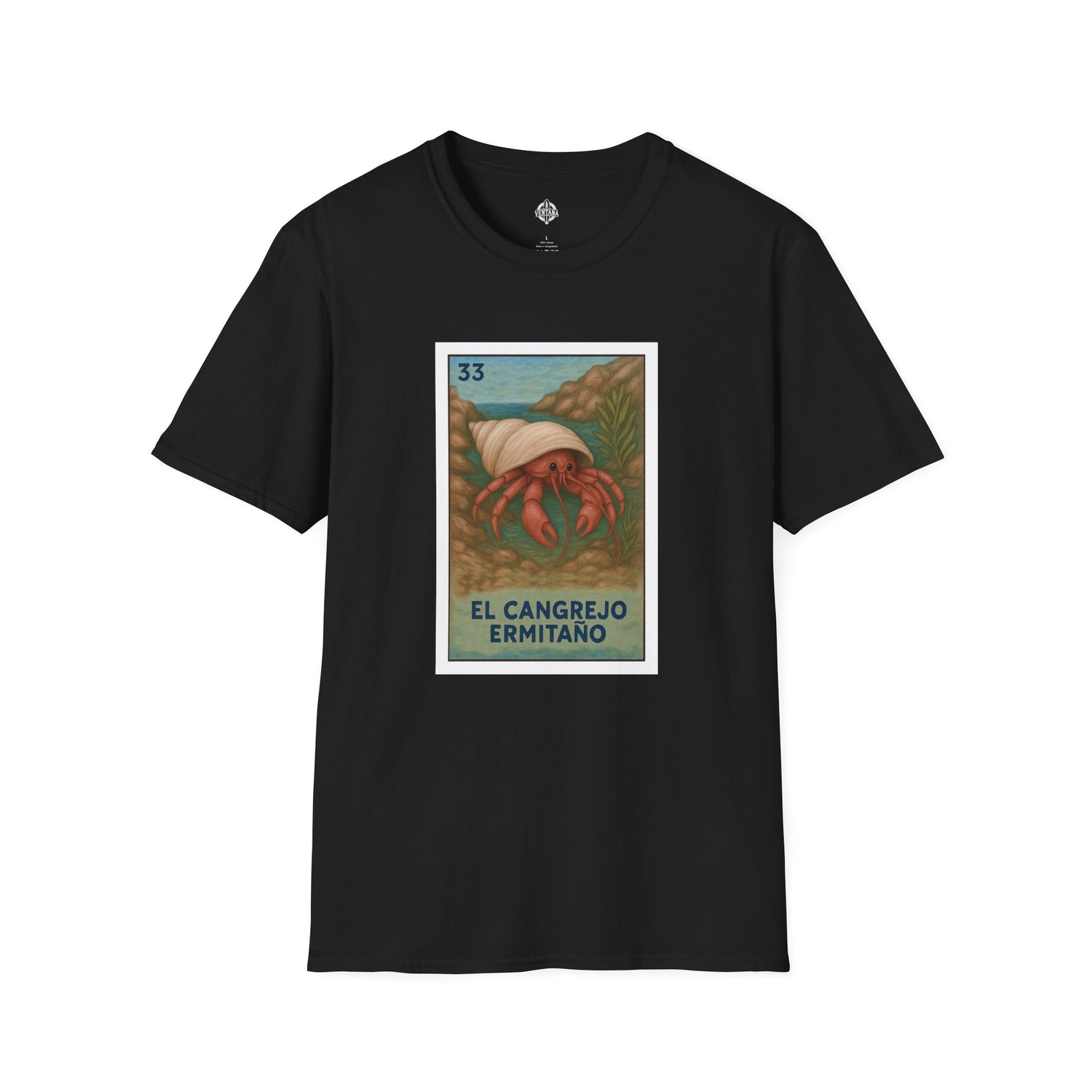 Hermit Crab Lotería cotton t-shirt image 4