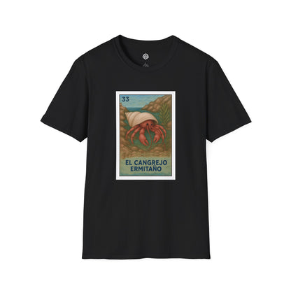Hermit Crab Lotería cotton t-shirt image 4