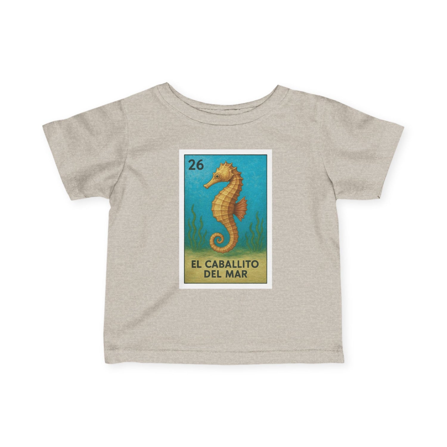 Seahorse Lotería infant cotton t-shirt image 4