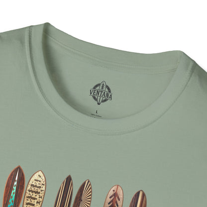 Ventana Wooden Surfboards Unisex - Soft Style U.S. Cotton T-Shirt