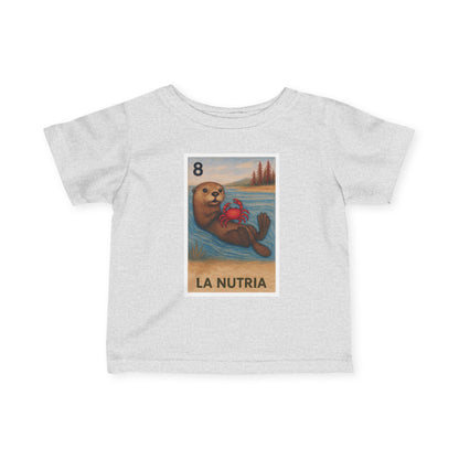 Sea Otter Lotería infant cotton t-shirt image 5