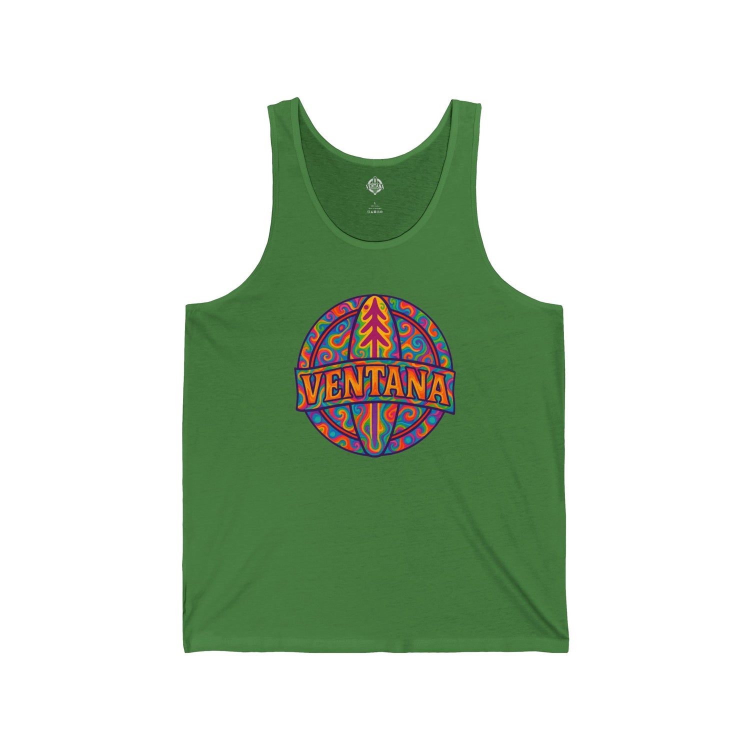 Ventana Psychedelic Treefish Logo jersey tank top image 7