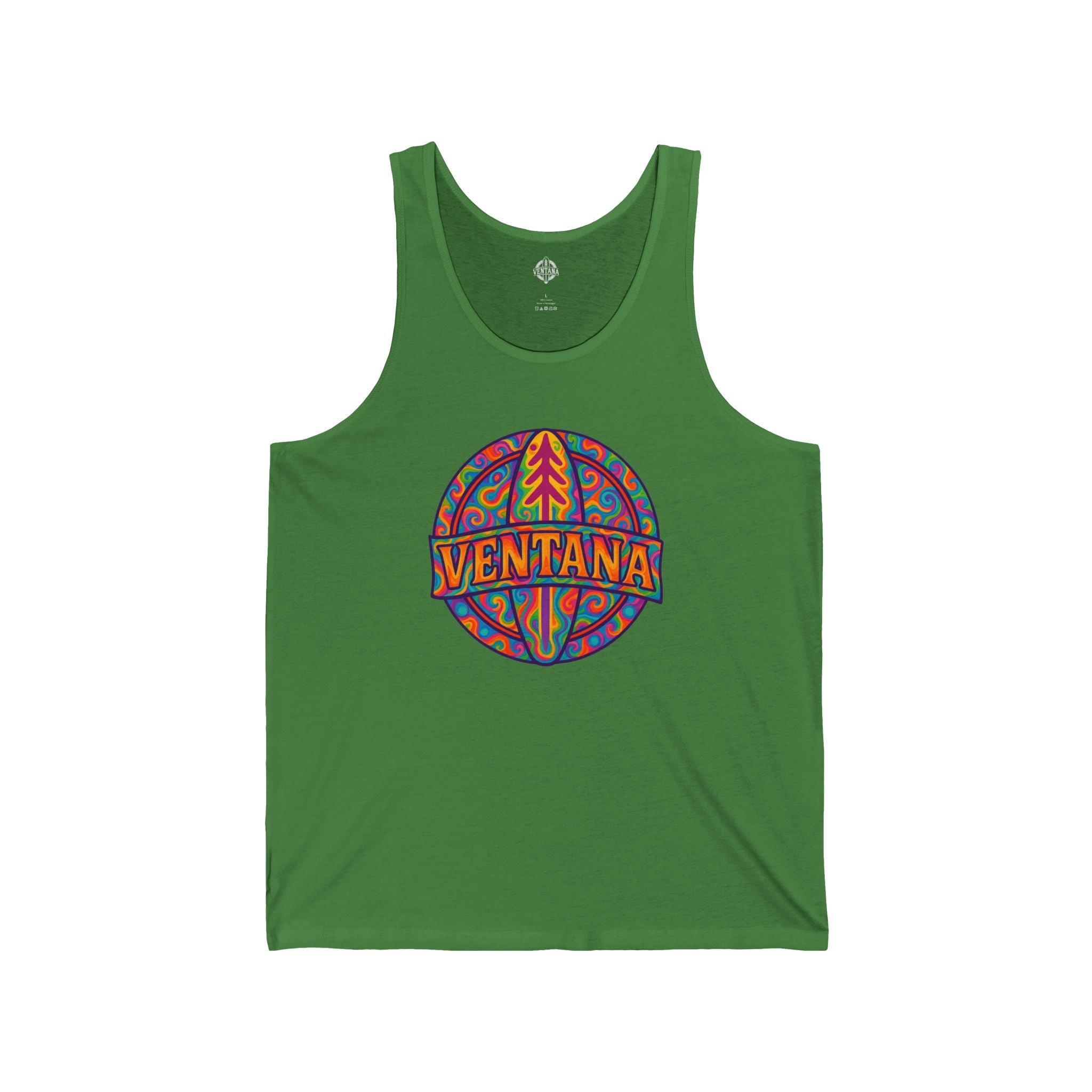 Ventana Psychedelic Treefish Logo jersey tank top image 7