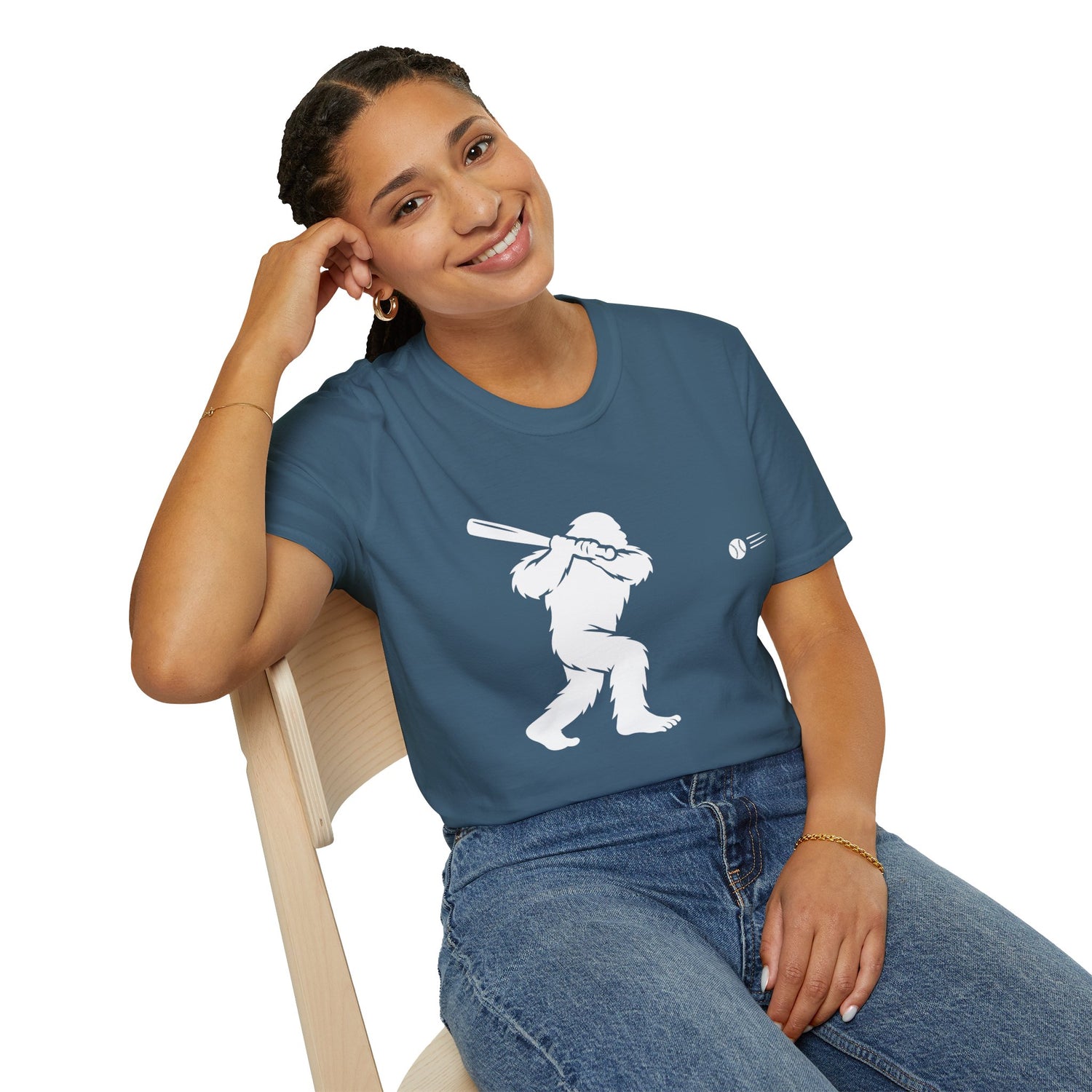 Ventana Sluggersquatch Unisex - U.S. Cotton T-Shirt