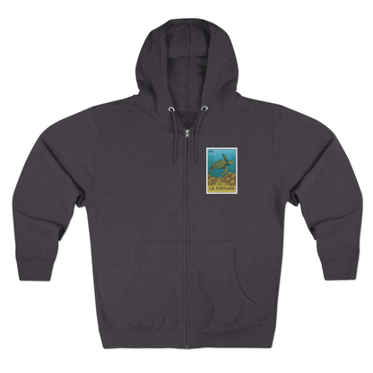 Turtle Lotería zip fleece hoodie image 5