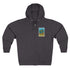 Turtle Lotería zip fleece hoodie image 5