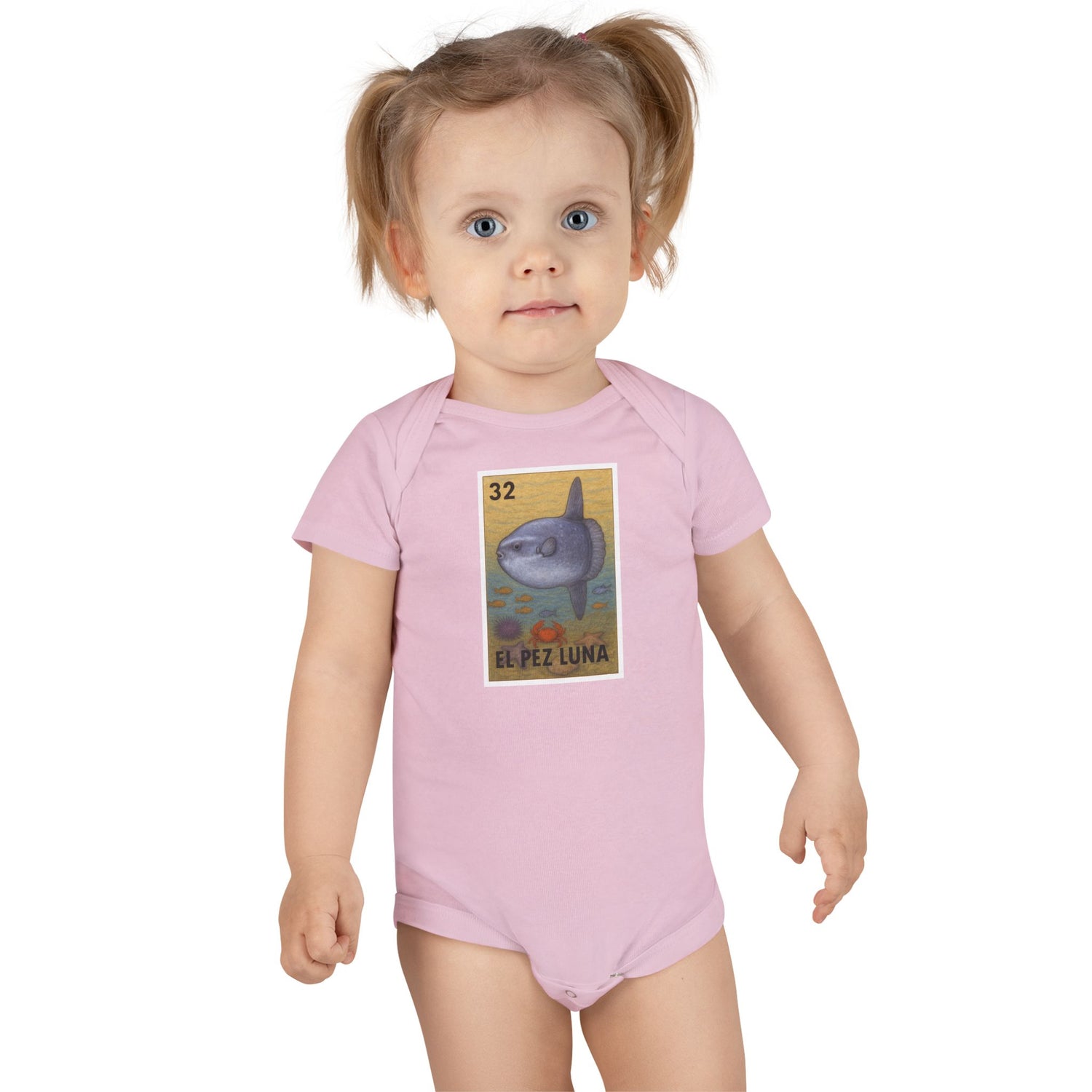Sunfish Lotería baby cotton onesie image 16