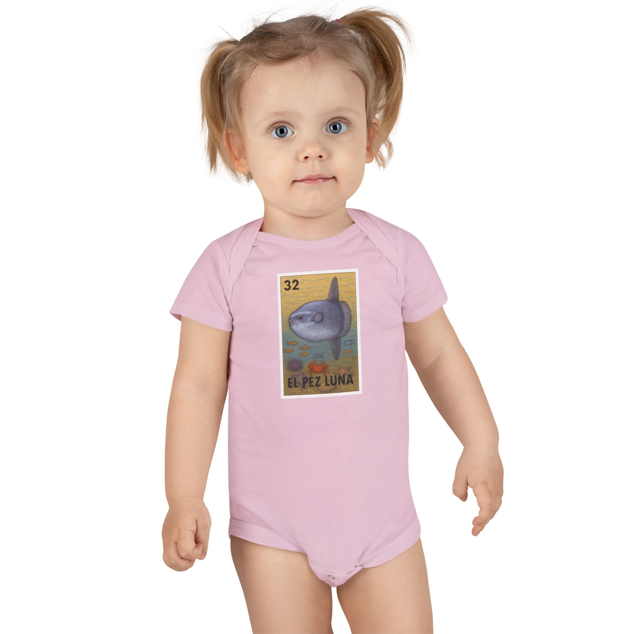 Sunfish Lotería baby cotton onesie image 16