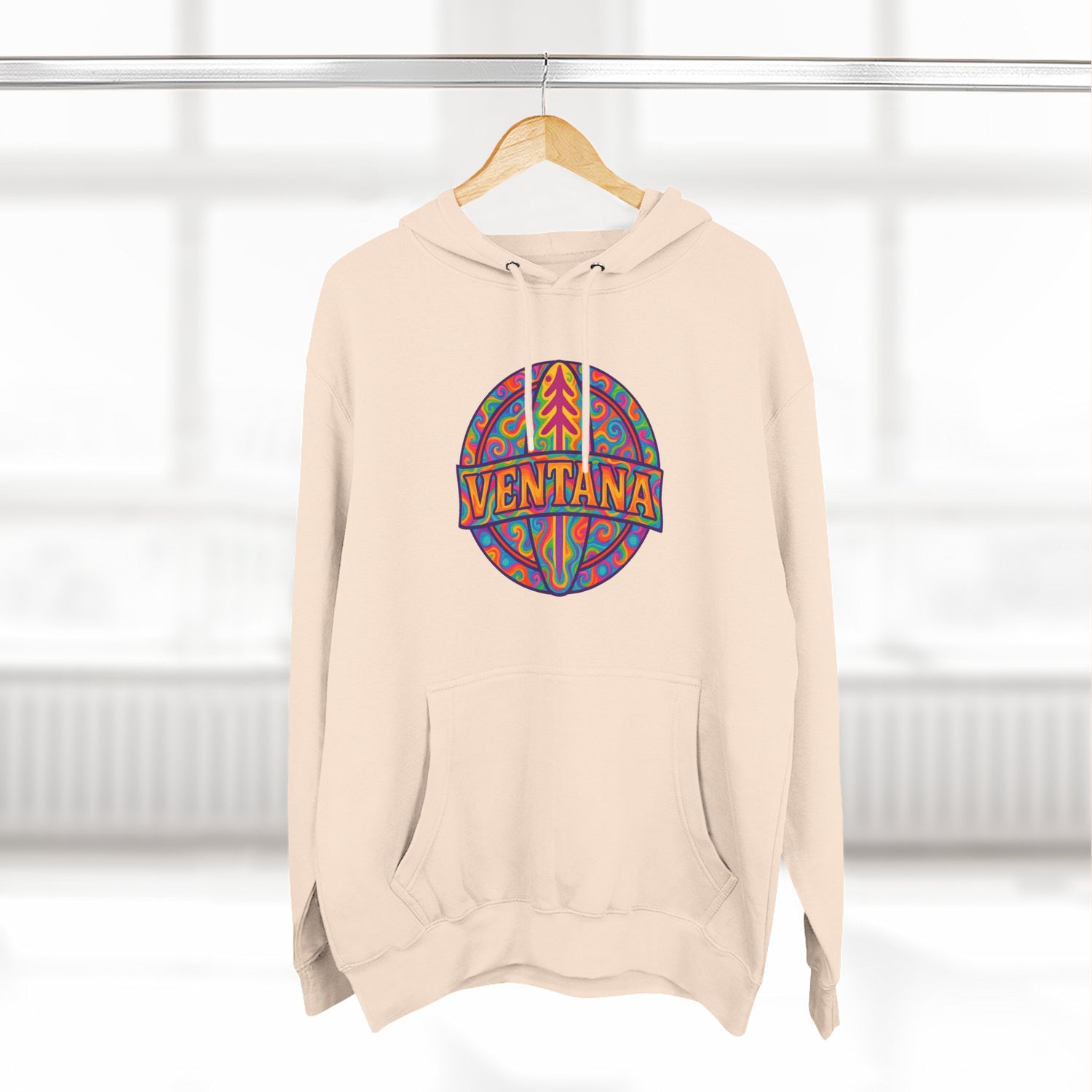 Ventana Psychedelic Treefish Logo Fleece Hoodie