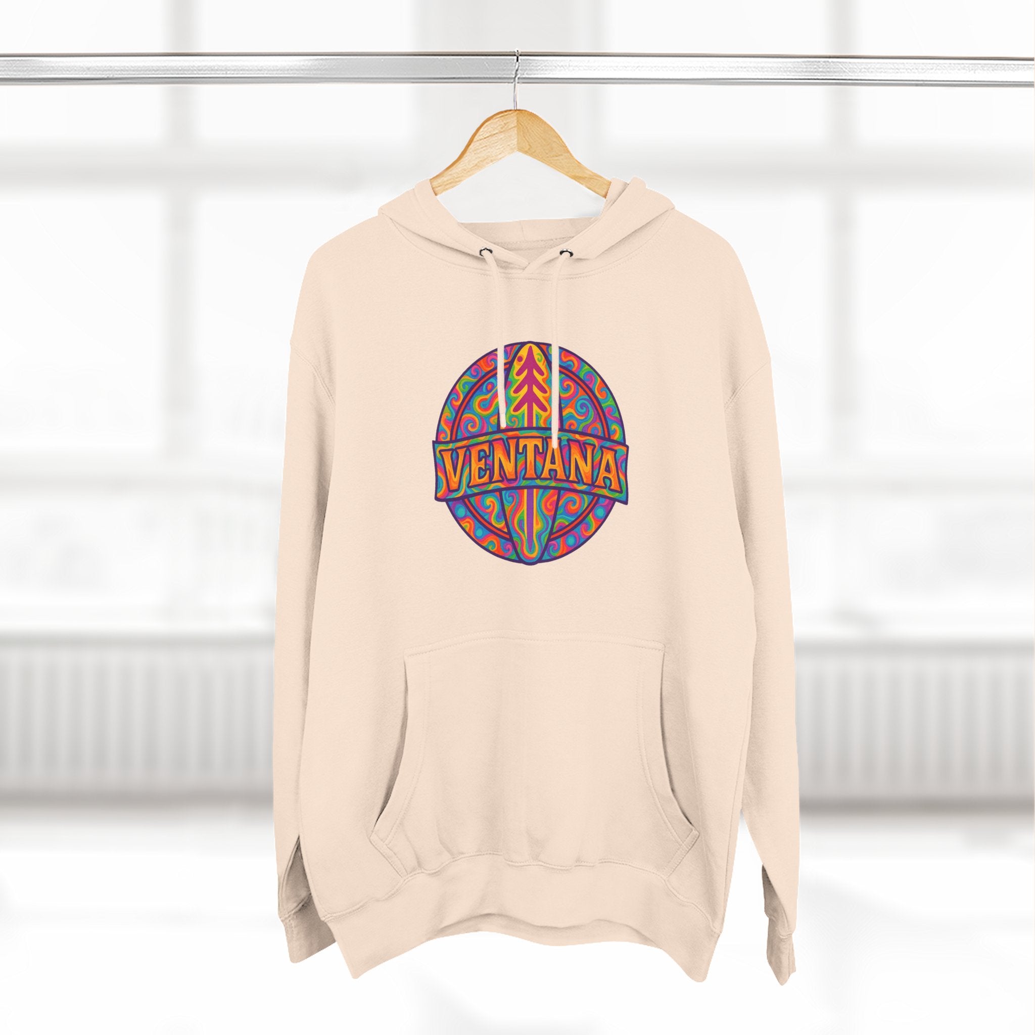 Ventana Psychedelic Treefish Logo Fleece Hoodie