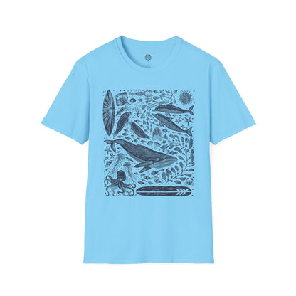 Ventana Marine Life by Lili Arnold cotton t-shirt image 9