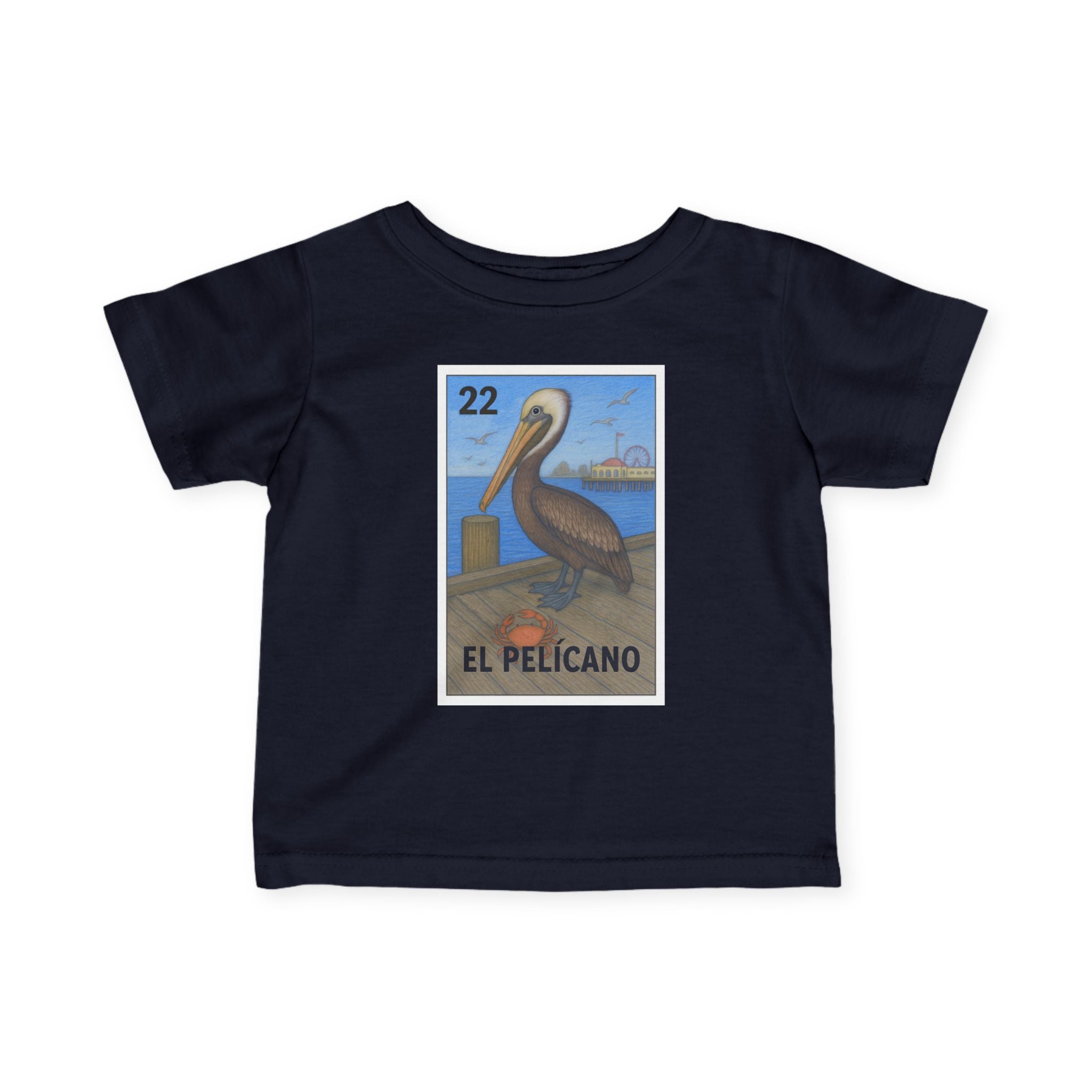 Pelican Loteria infant cotton t-shirt product image 13