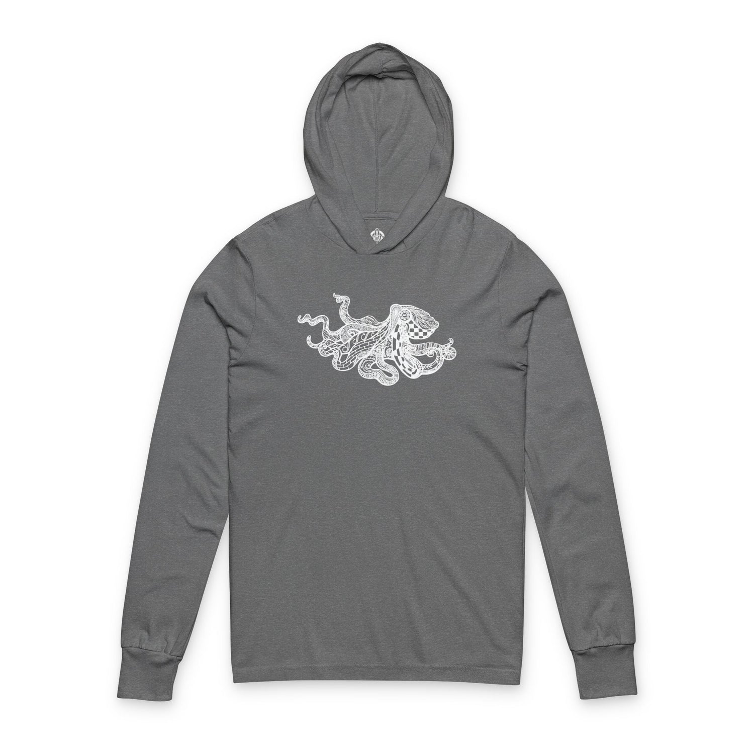 Ventangle Octopus cotton hooded long sleeve t-shirt image 2