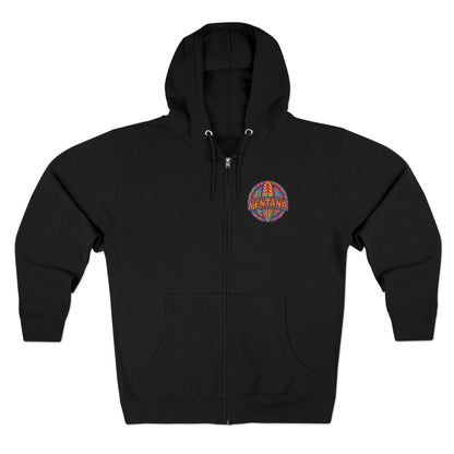 Ventana Psychedelic Treefish Logo zip fleece hoodie image 5