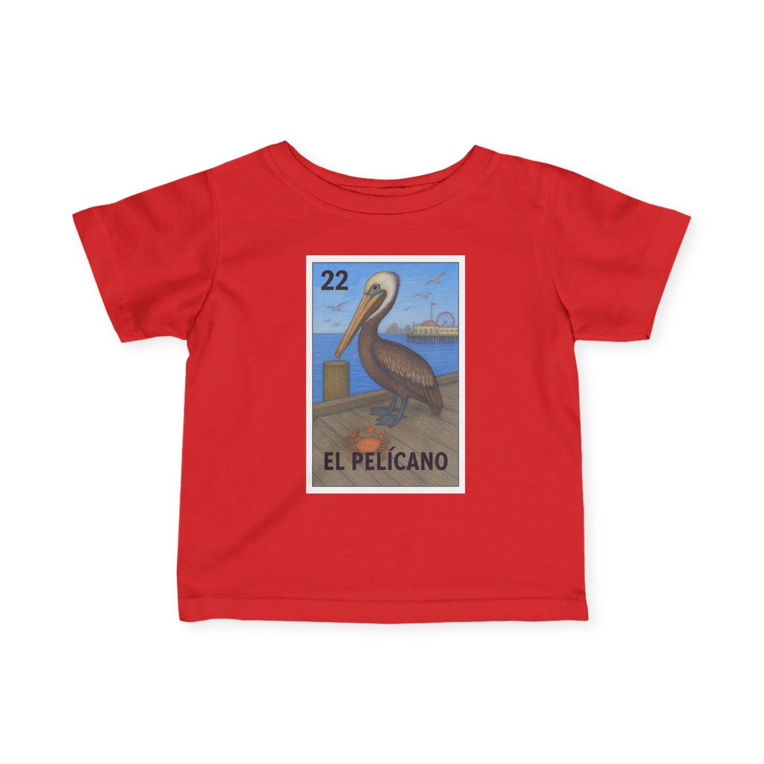 Pelican Loteria infant cotton t-shirt product image 16