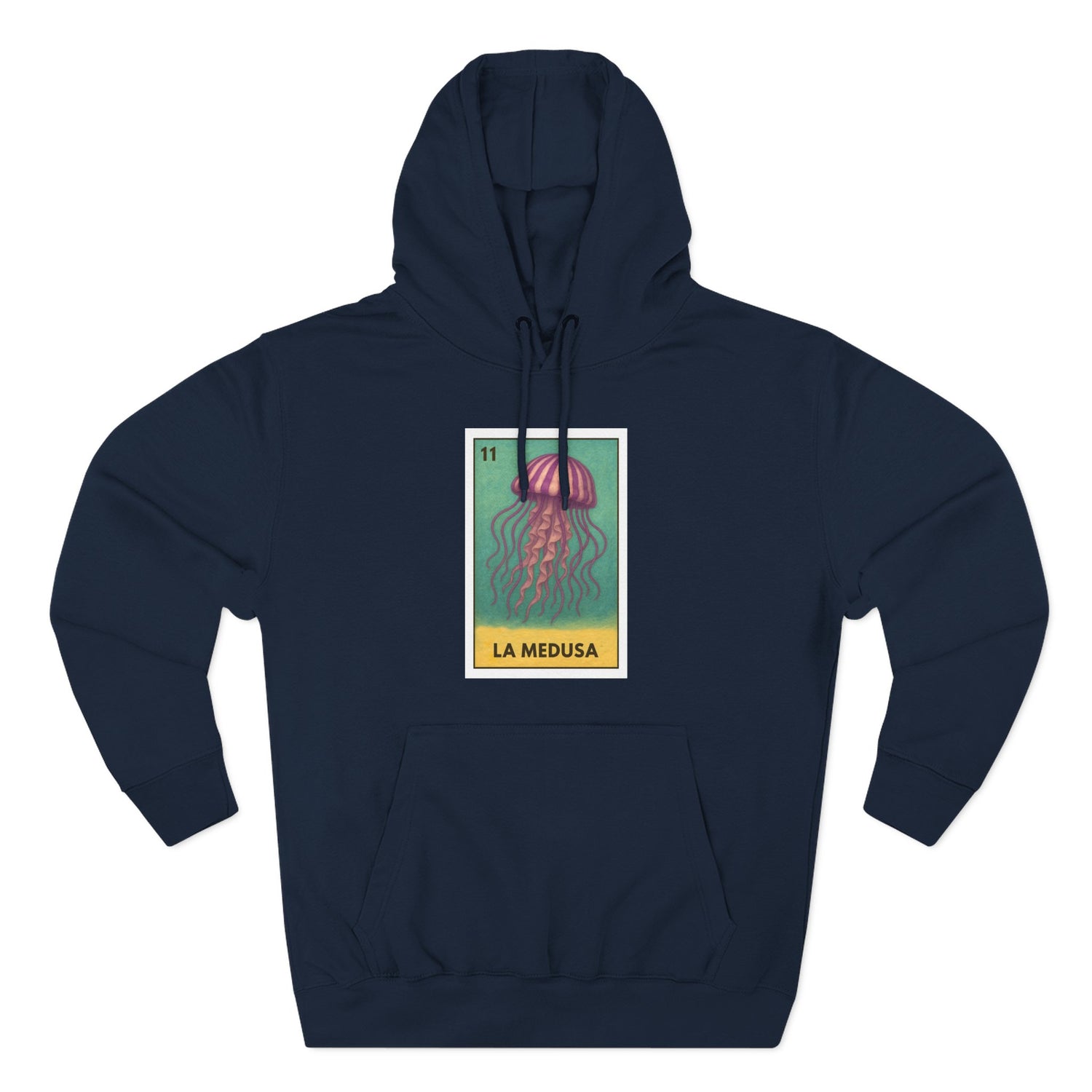 Sea Jelly Lotería fleece hoodie image 1