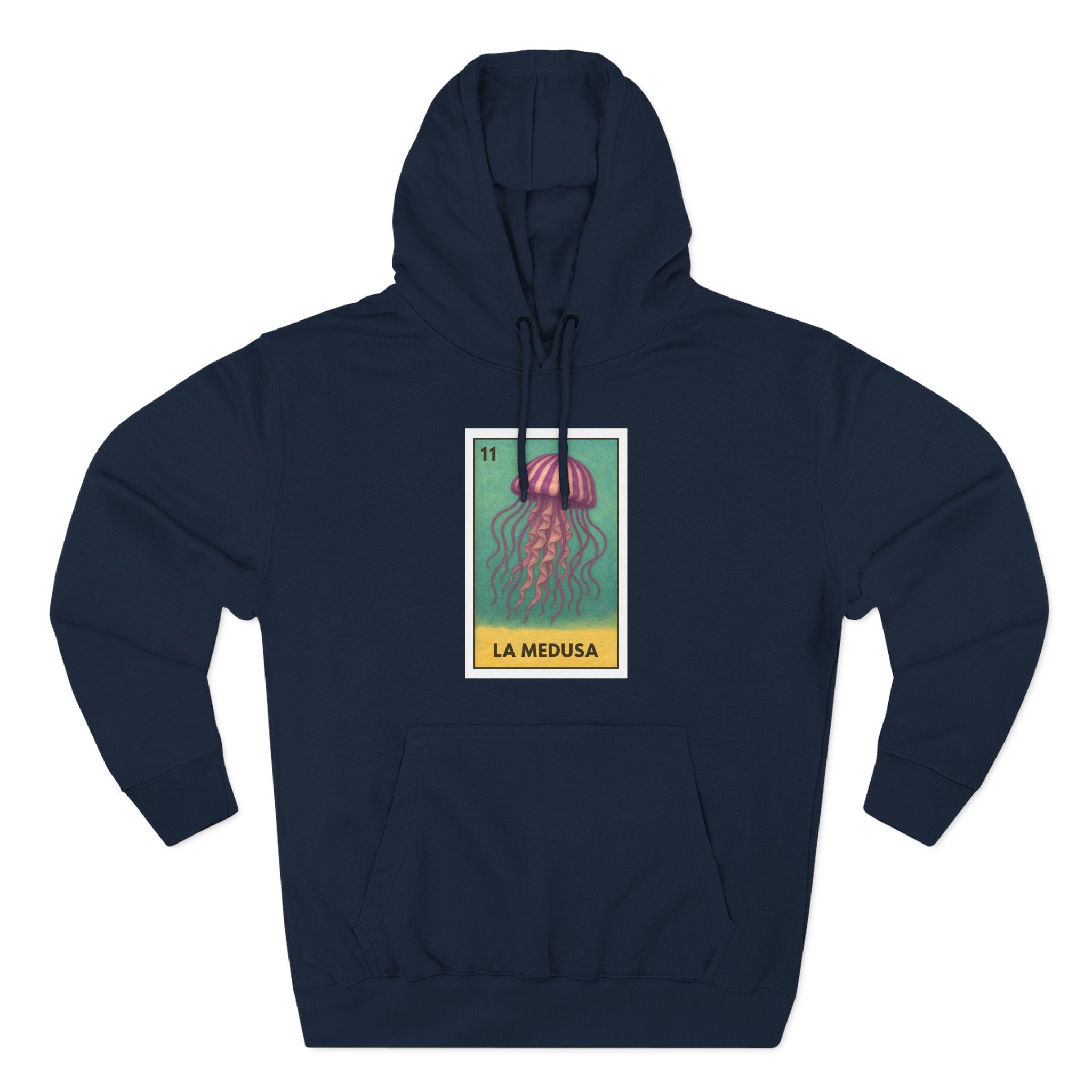 Sea Jelly Lotería fleece hoodie image 1