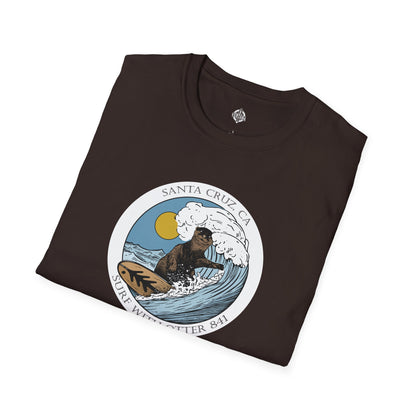 Surf with Otter 841 T-Shirt