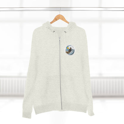 Surf with Otter 841 Zip Hoodie