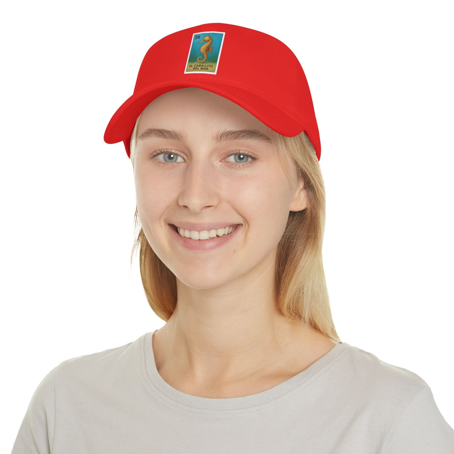 Seahorse Lotería baseball cap image 10