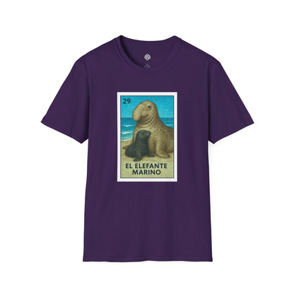 Elephant Seal Lotería cotton t-shirt image 14