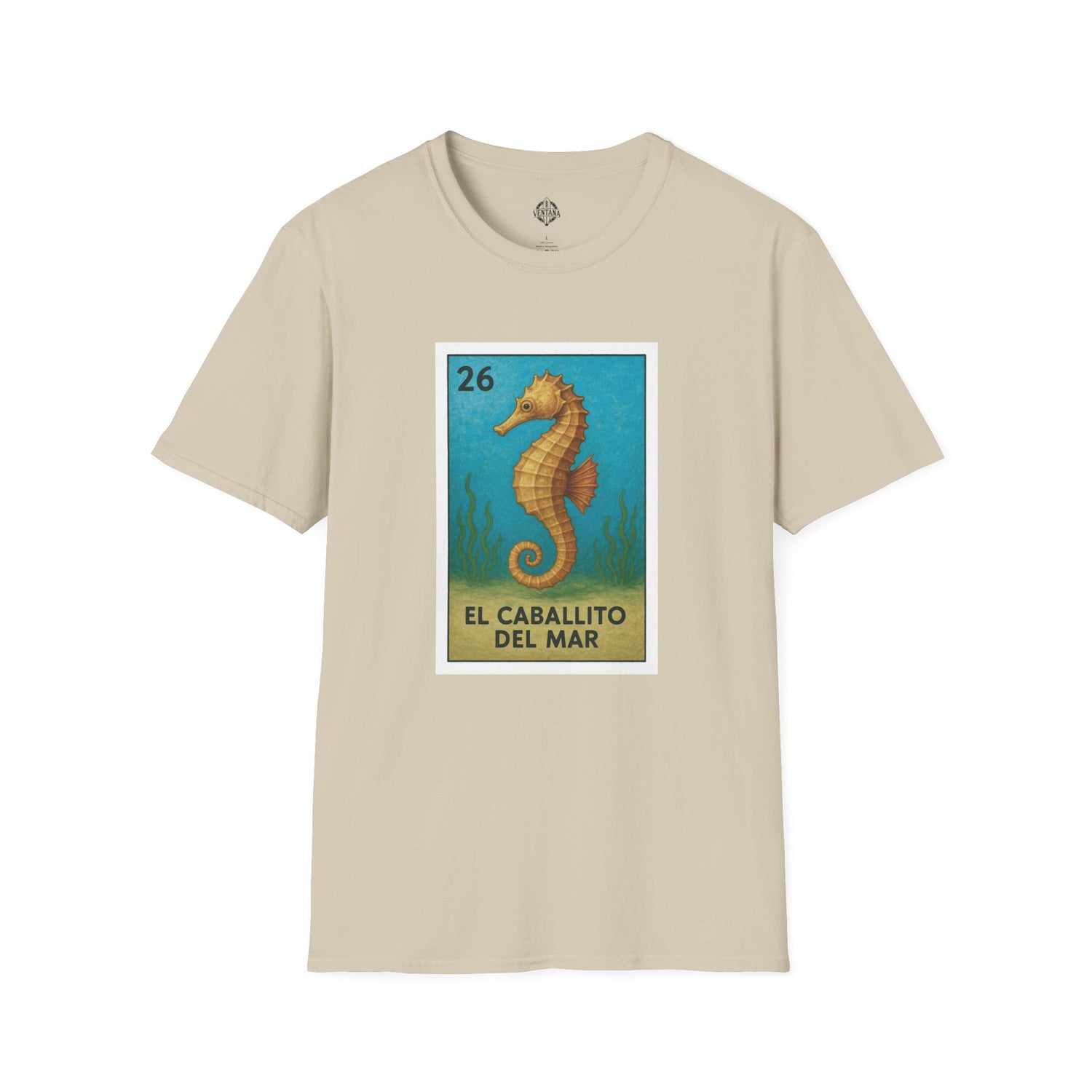 Seahorse Lotería cotton t-shirt image 2