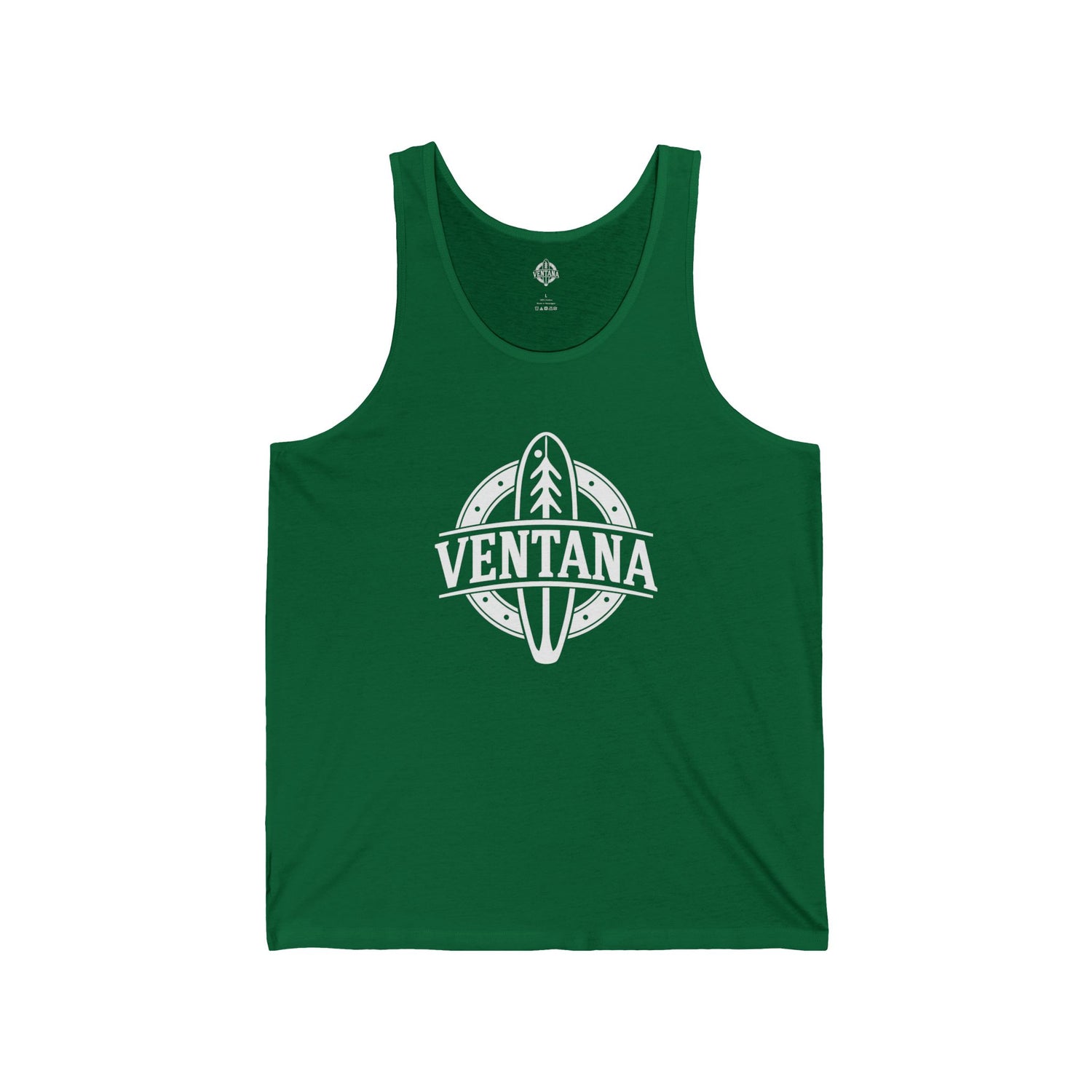 Ventana Psychedelic Treefish Logo jersey tank top image 8