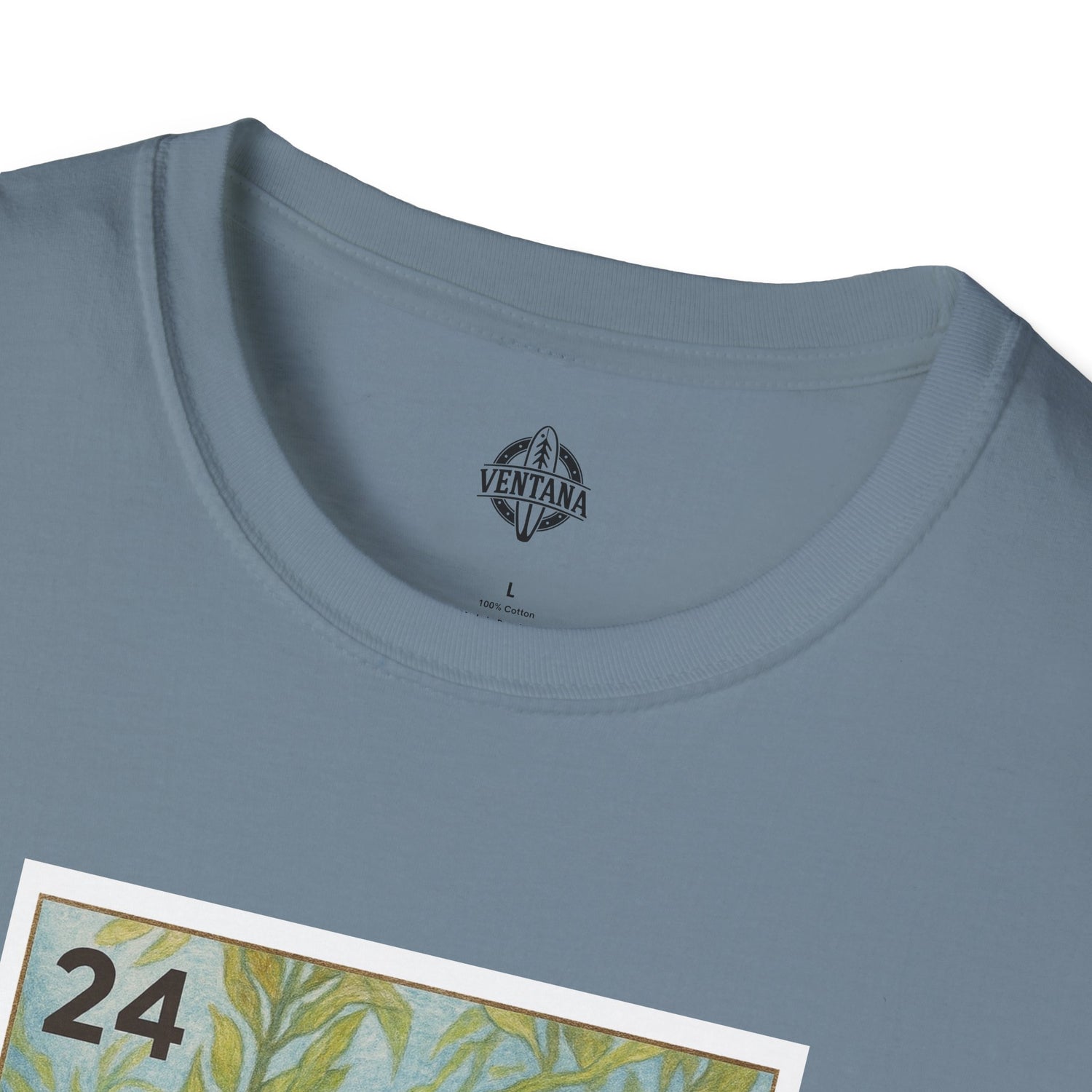 Kelp Forest Lotería Unisex - Soft Style U.S. Cotton T-Shirt (El Bosque de Algas)