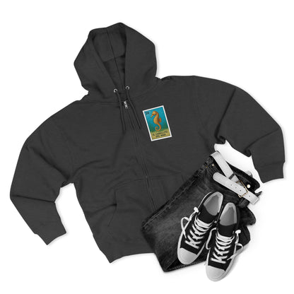 Seahorse Lotería zip fleece hoodie image 13
