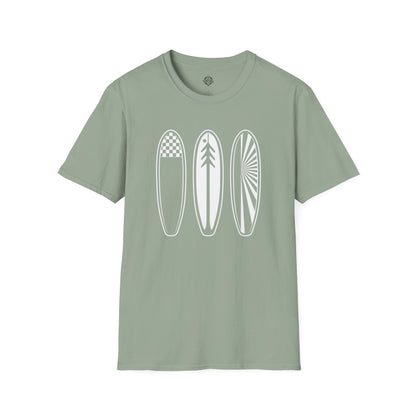 Ventana Three Board Unisex - Soft Style U.S. Cotton T-Shirt